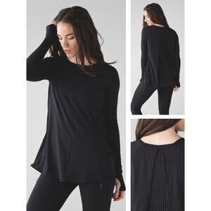 LULULEMON Making Moves Long Sleeve Size 6 Black